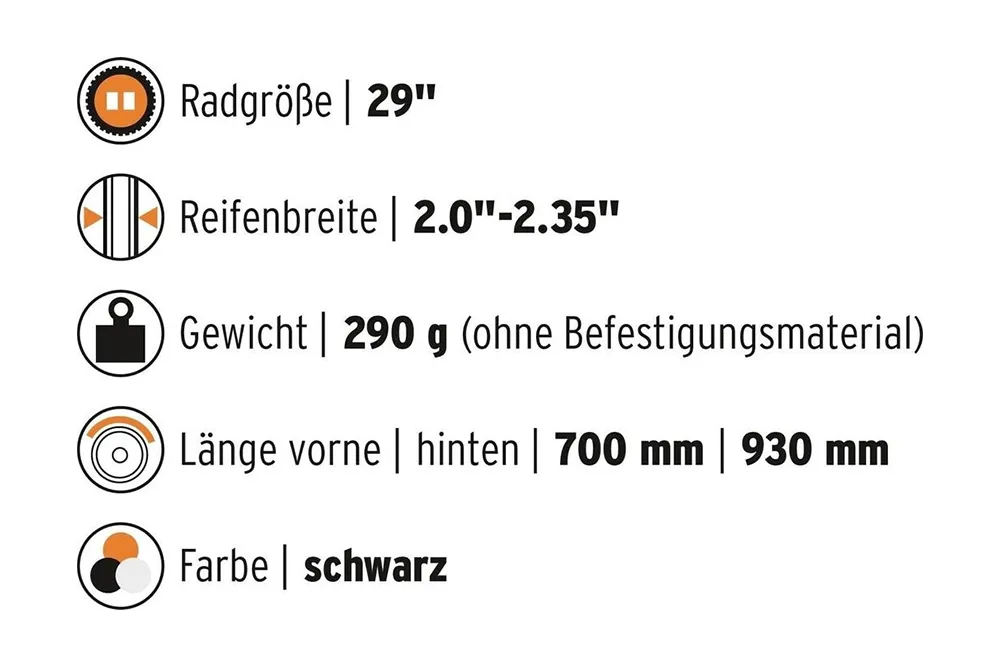 Калници SKS VELO 65 MOUNTAIN 29 - SET INCL. U-STAYS черен - Image 9
